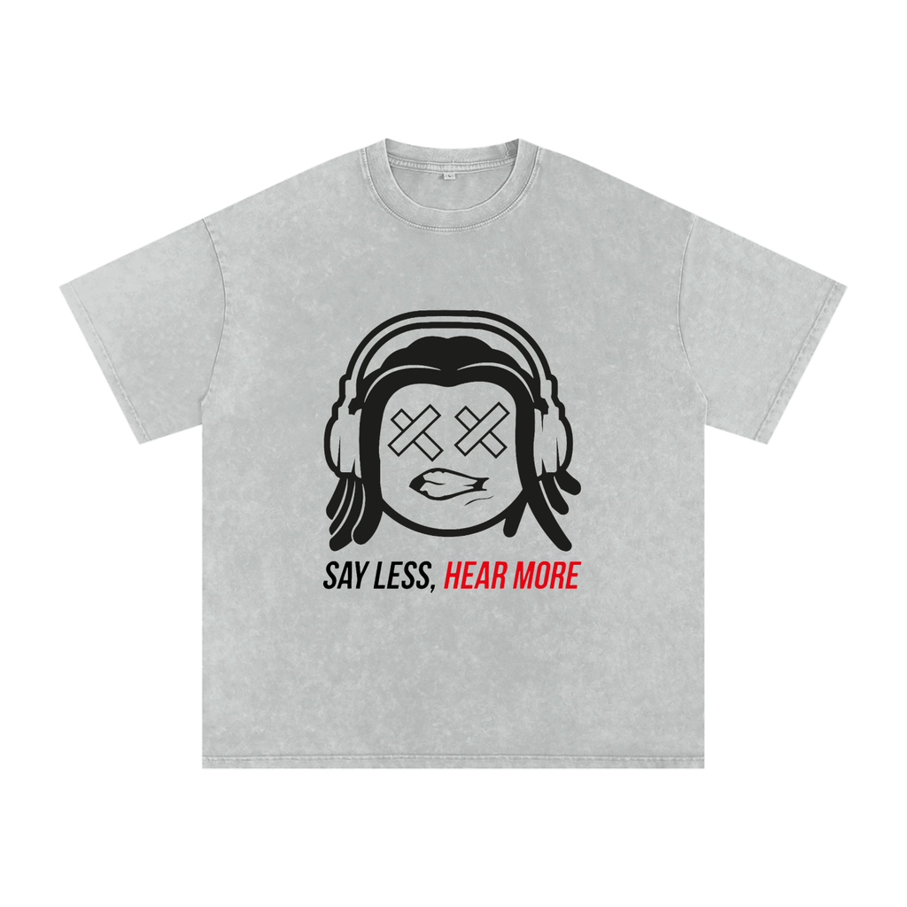 SLHM Snow Washed Oversized Cotton T-Shirt