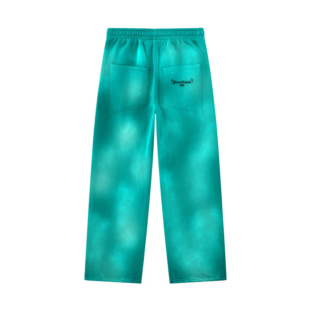 SLHM DOUBLE LOGO Unisex Sunfade Wide Leg Fleece Sweatpants