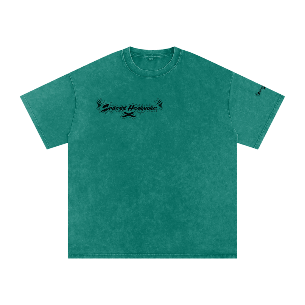 SLHM CLASSIC Snow Washed Oversized Cotton T-Shirt