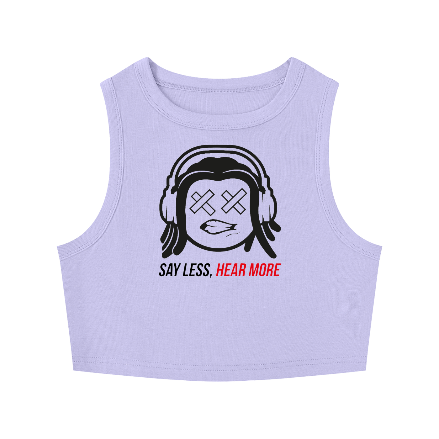 SLHM OG LOGO Women's Tight Crewneck Crop Tank Top