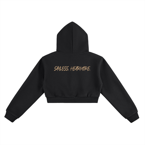 Klinikal Wear SayLess, HearMore Cropped Hoodie