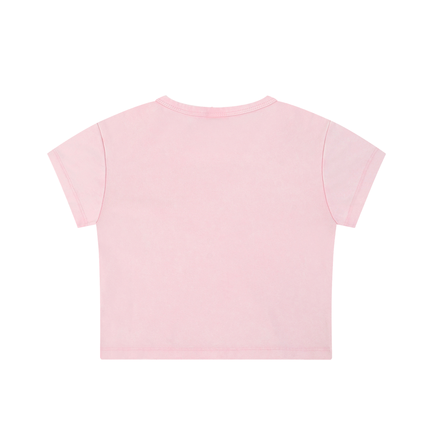 SLHM CAT LOGO Snow Washed Crop Top