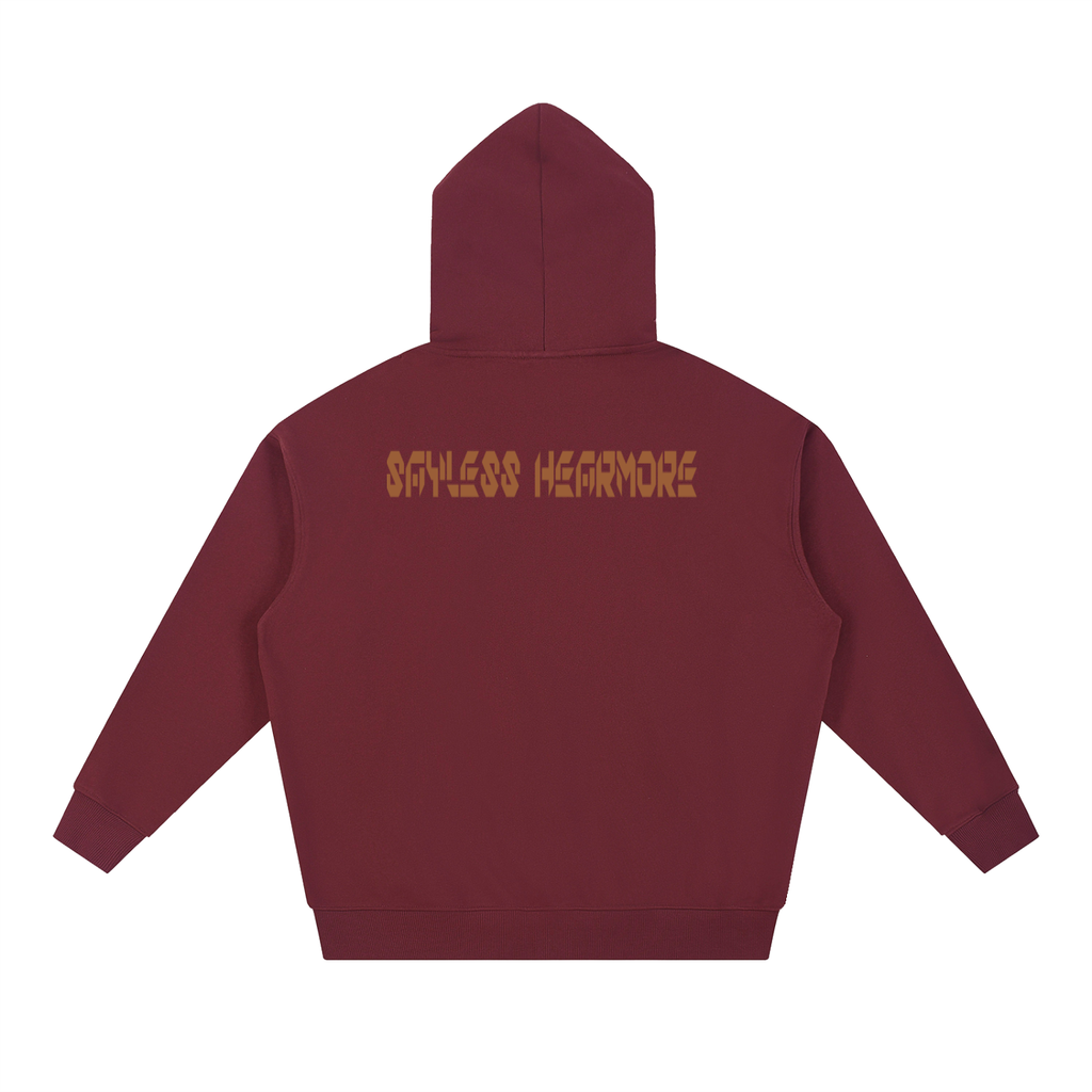 Say Less, Hear More Heavyweight Hoodie