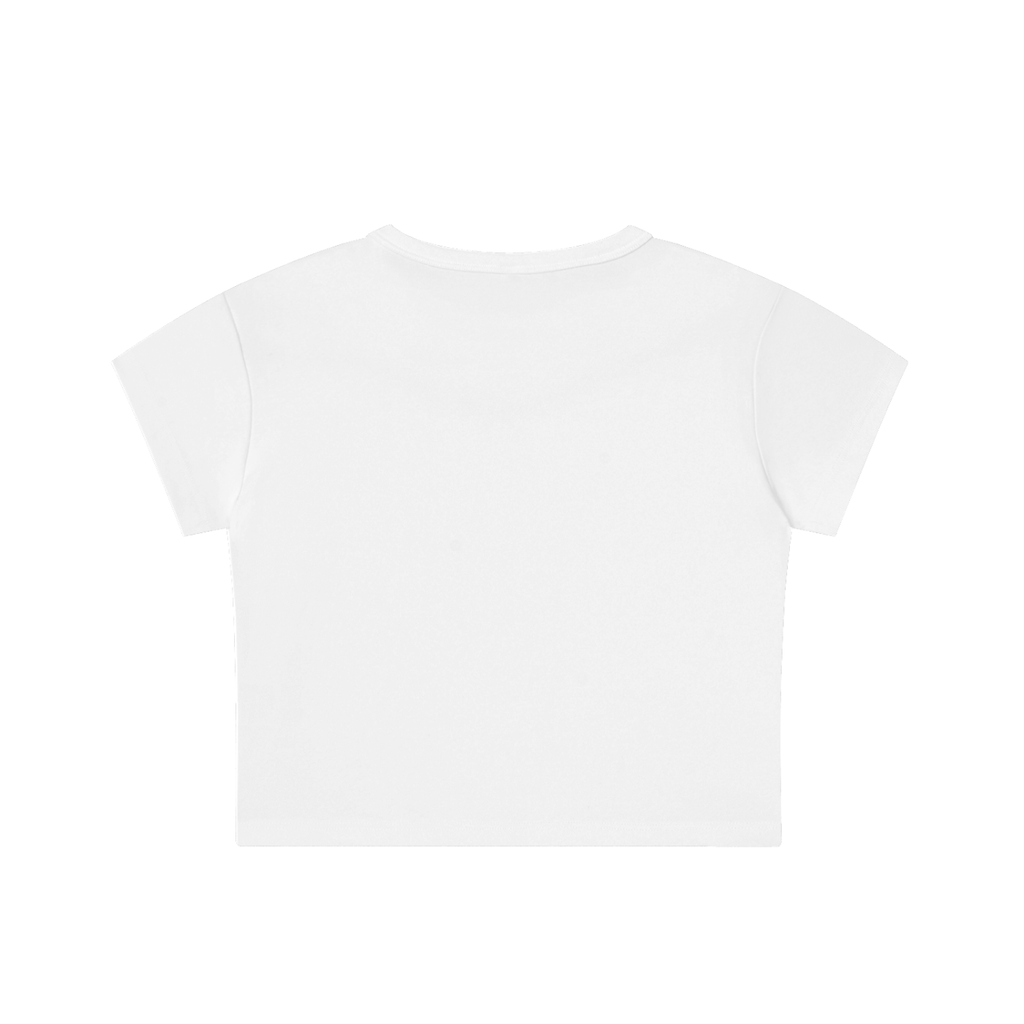 SLHM CAT LOGO Snow Washed Crop Top