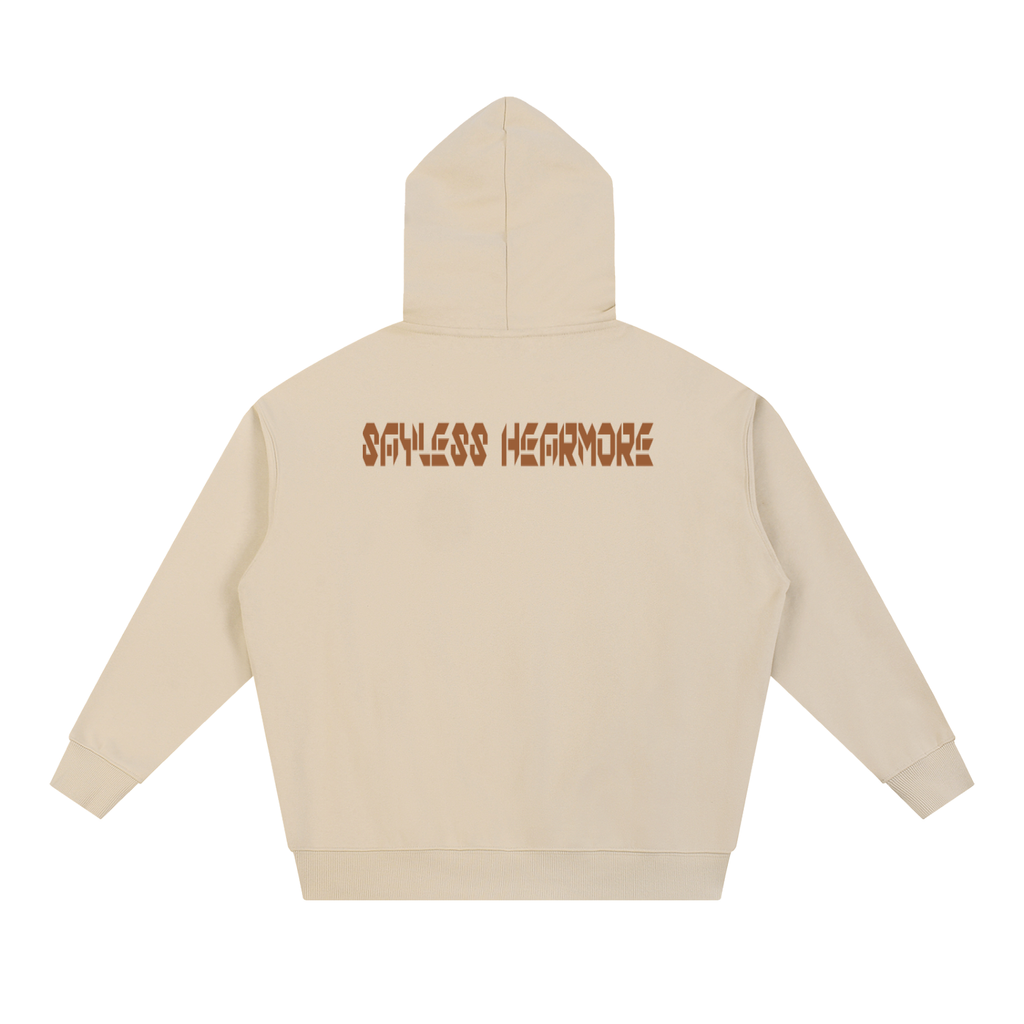 Say Less, Hear More Heavyweight Hoodie