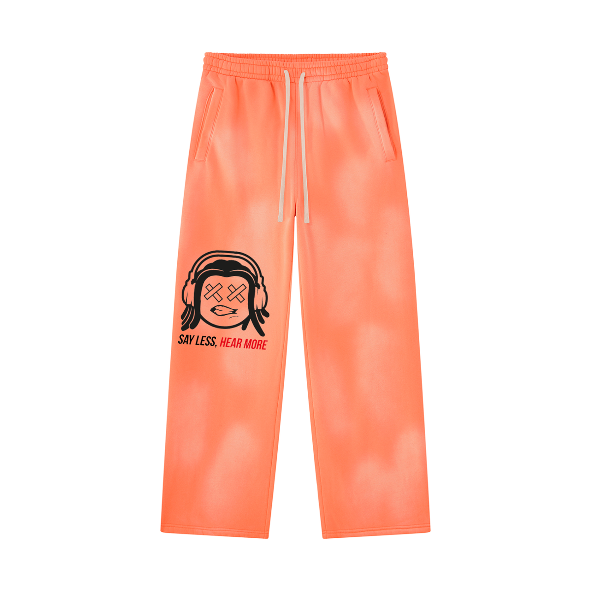 SLHM DOUBLE LOGO Unisex Sunfade Wide Leg Fleece Sweatpants