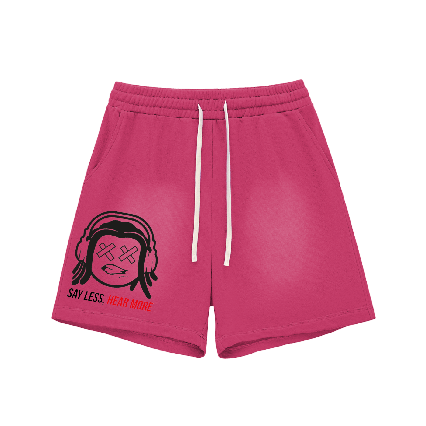 SLHM Sun Fade Raw Edge Cotton Shorts