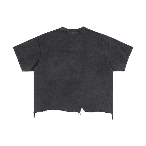 Klinikal Wear Vintage Wash Distressed Boxy Tee