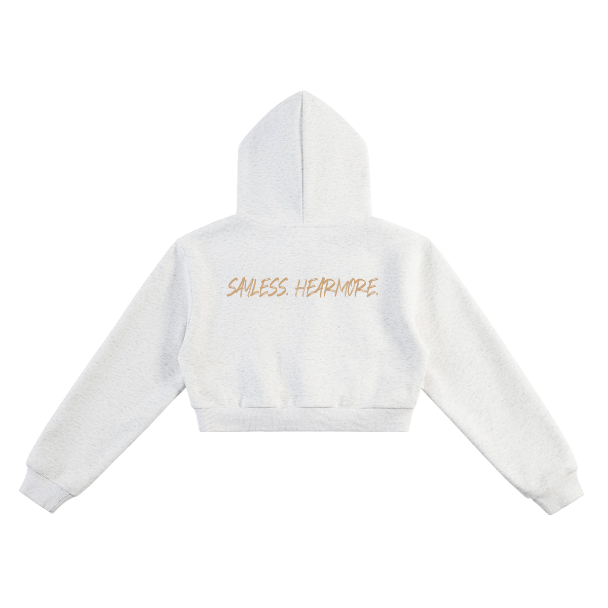 Klinikal Wear SayLess, HearMore Cropped Hoodie