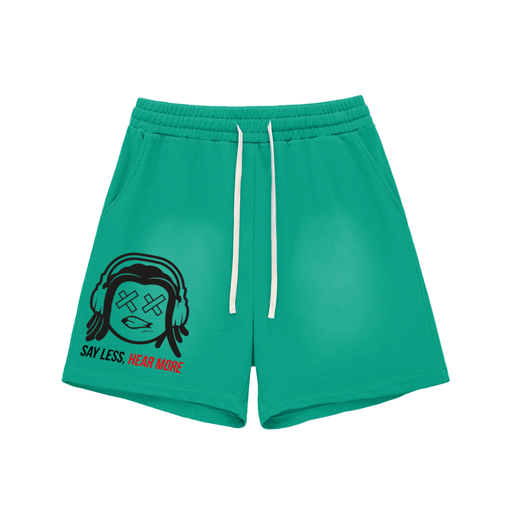 SLHM Sun Fade Raw Edge Cotton Shorts