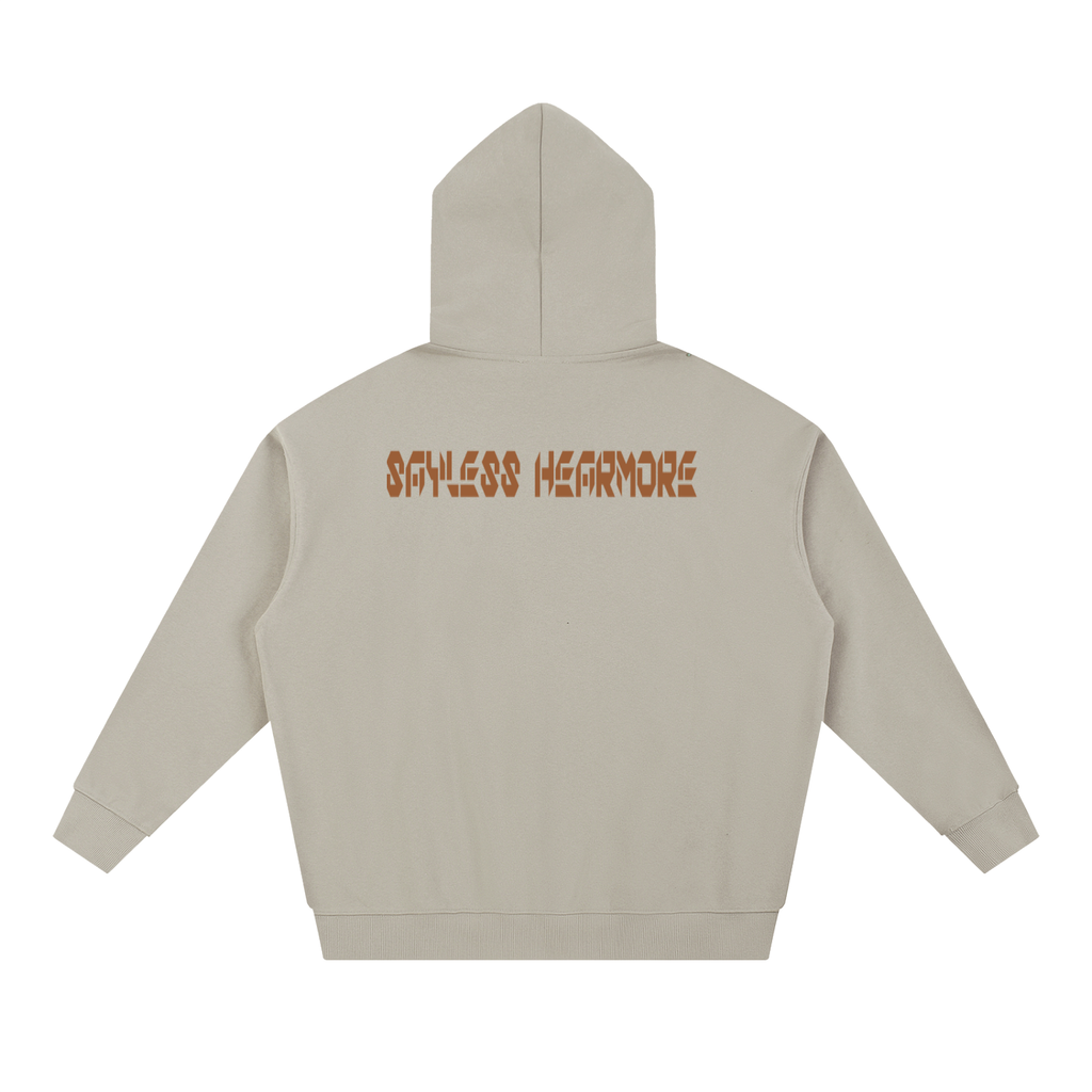 Say Less, Hear More Heavyweight Hoodie