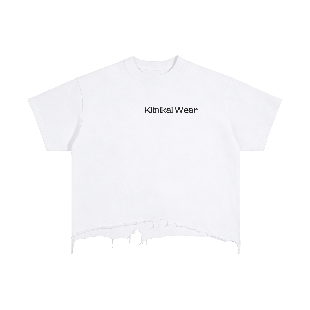 Klinikal Wear Vintage Wash Distressed Boxy Tee
