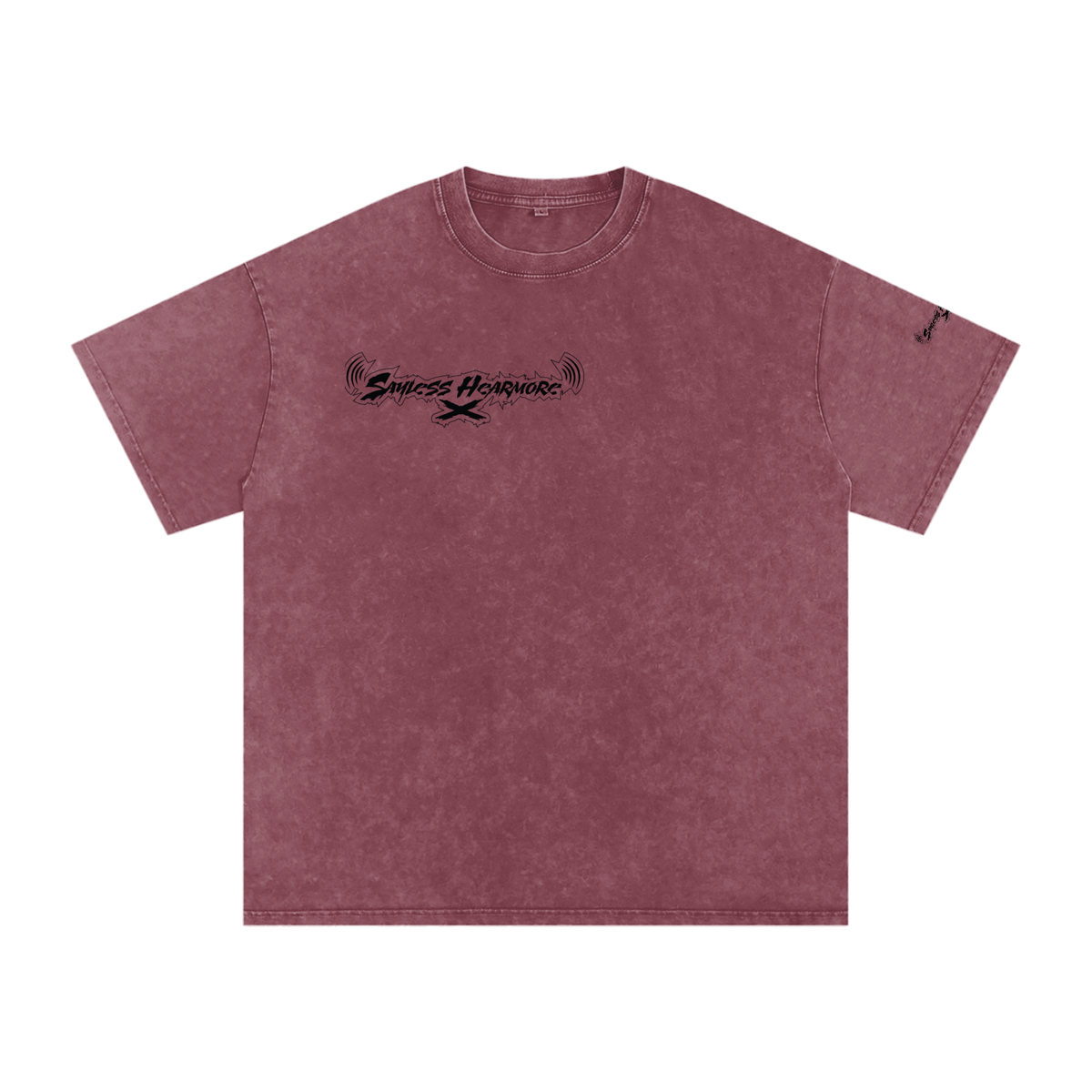 SLHM CLASSIC Snow Washed Oversized Cotton T-Shirt