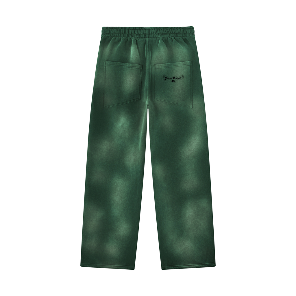 SLHM DOUBLE LOGO Unisex Sunfade Wide Leg Fleece Sweatpants