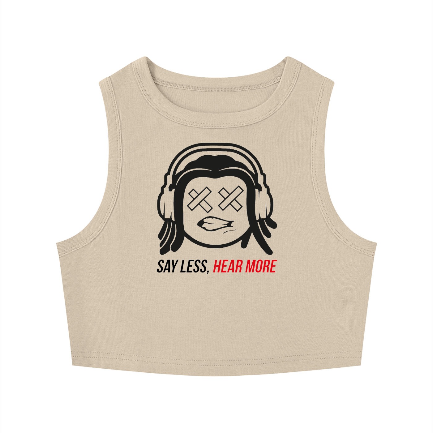 SLHM OG LOGO Women's Tight Crewneck Crop Tank Top