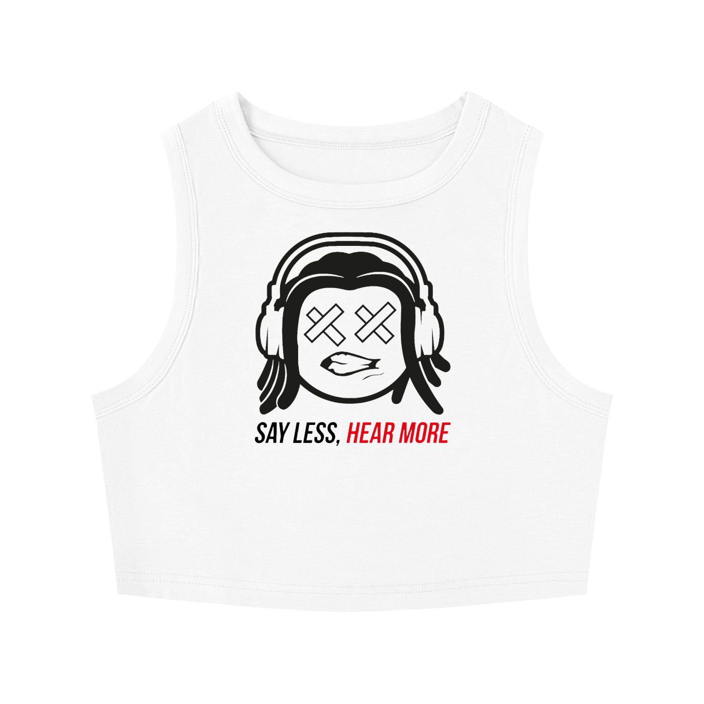 SLHM OG LOGO Women's Tight Crewneck Crop Tank Top