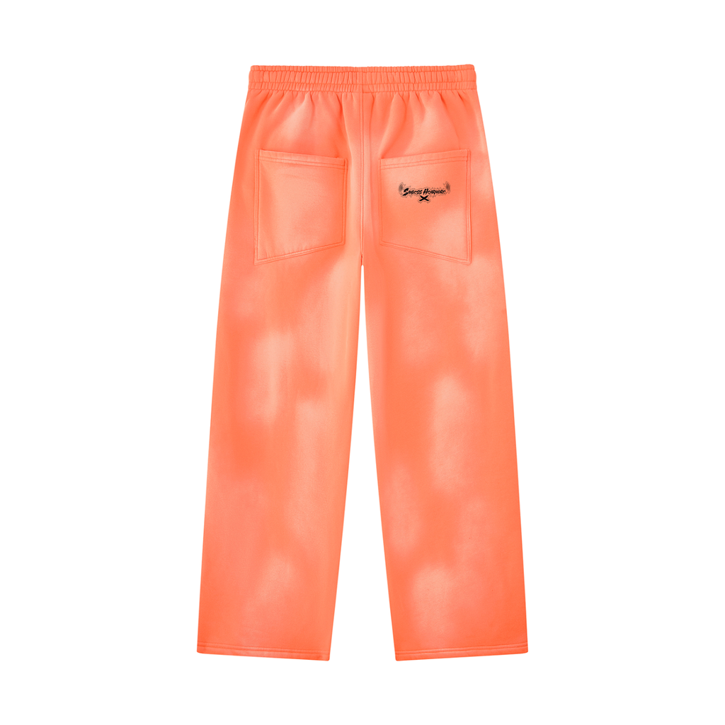 SLHM DOUBLE LOGO Unisex Sunfade Wide Leg Fleece Sweatpants